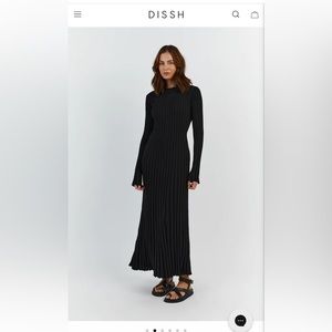 NWT Dissh Ada long sleeve maxi dress Size Medium